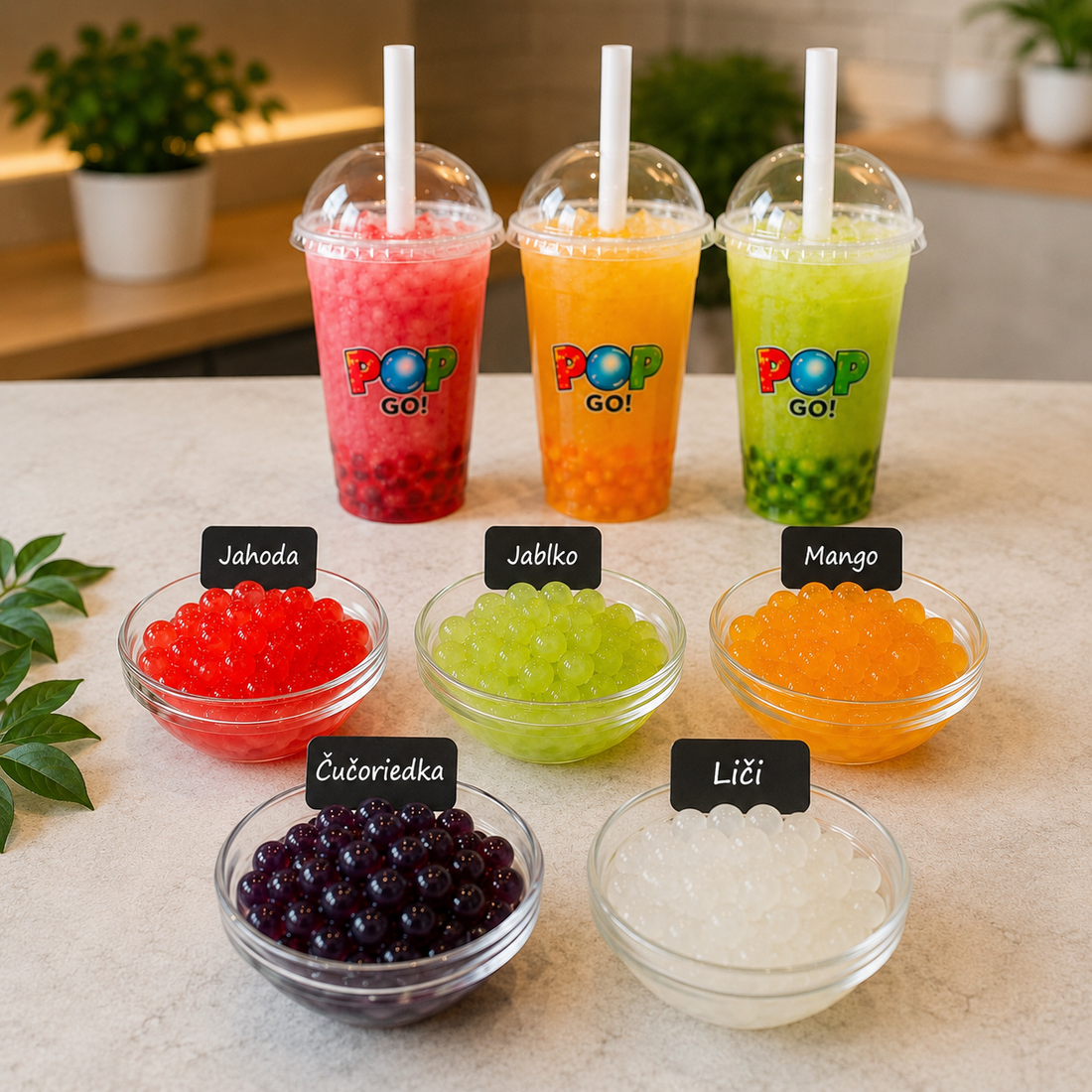 Ako si vybrať správne praskajúce guličky do Bubble Tea – prehľad ovocných príchutí a ich kombinácií s nápojmi.“