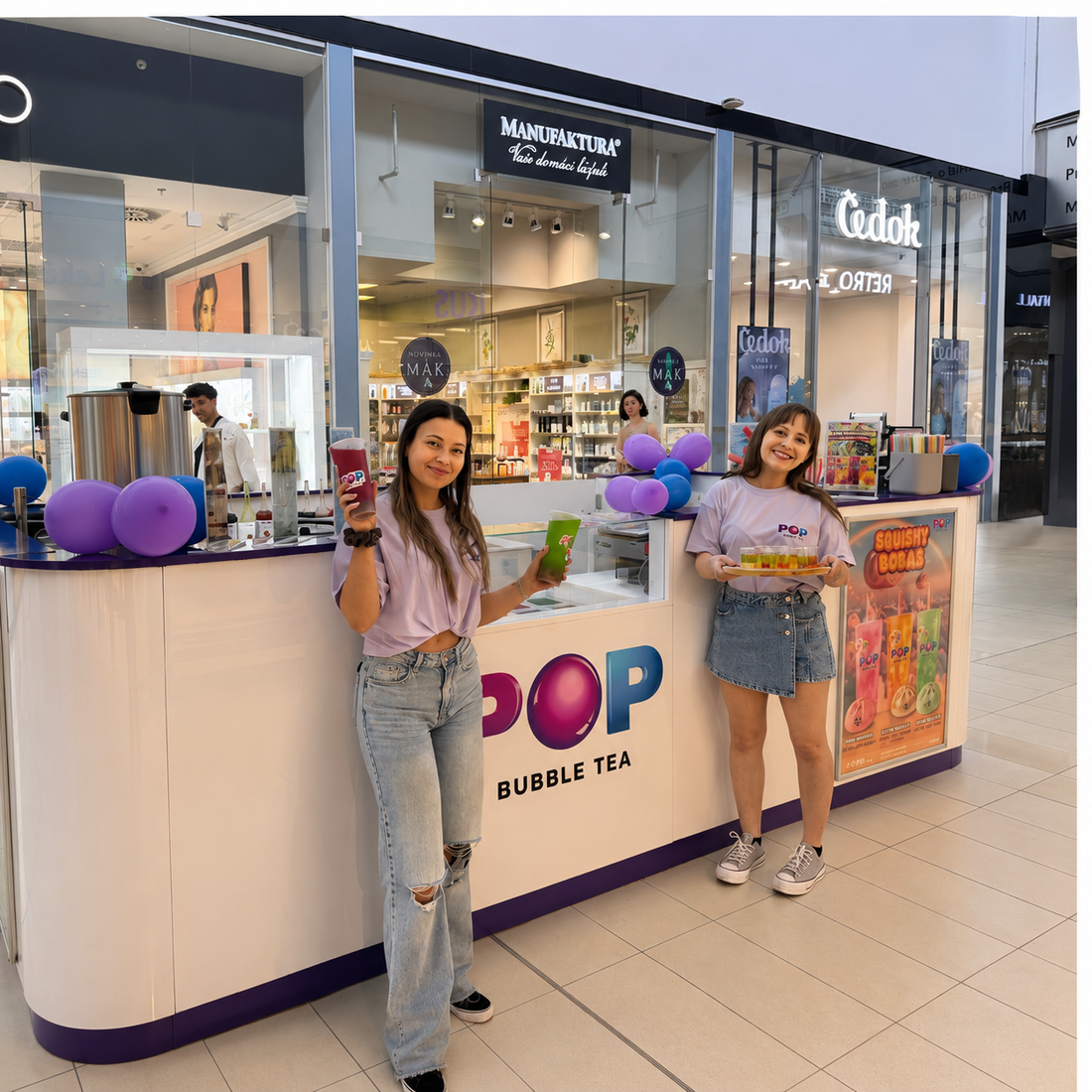 Otvorili sme prvú prevádzku POP Bubble Tea na Slovensku!🧋