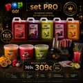 Bubble Tea Set PRO pre 165 nápojov s koncentrátmi, praskajúcimi guličkami a kompletným príslušenstvom.
